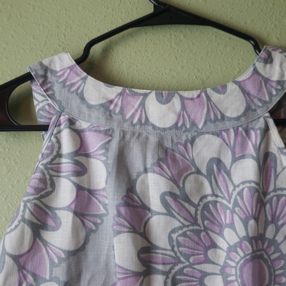 Ann Taylor Loft Linen Floral Dress Size 2 - Picture 8 of 8